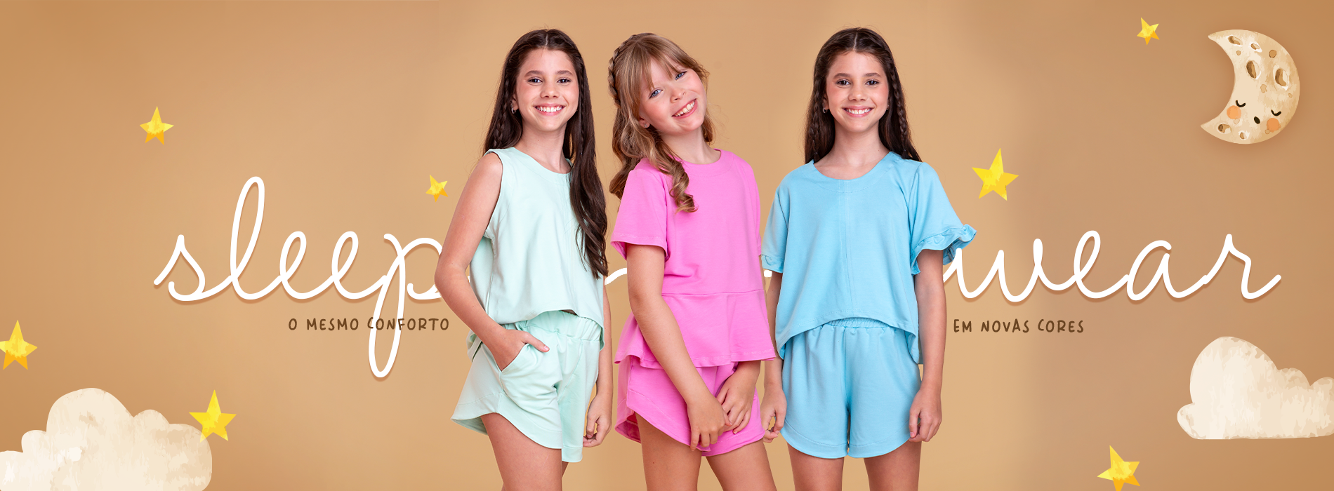 Sleepwear novas cores