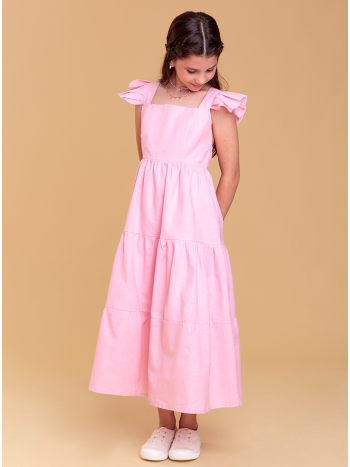 Vestido Eugênia Rosa - Pelo Céu de Marrakech