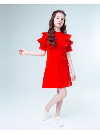 Vestido Cloe Moletom Vermelho - Botanique